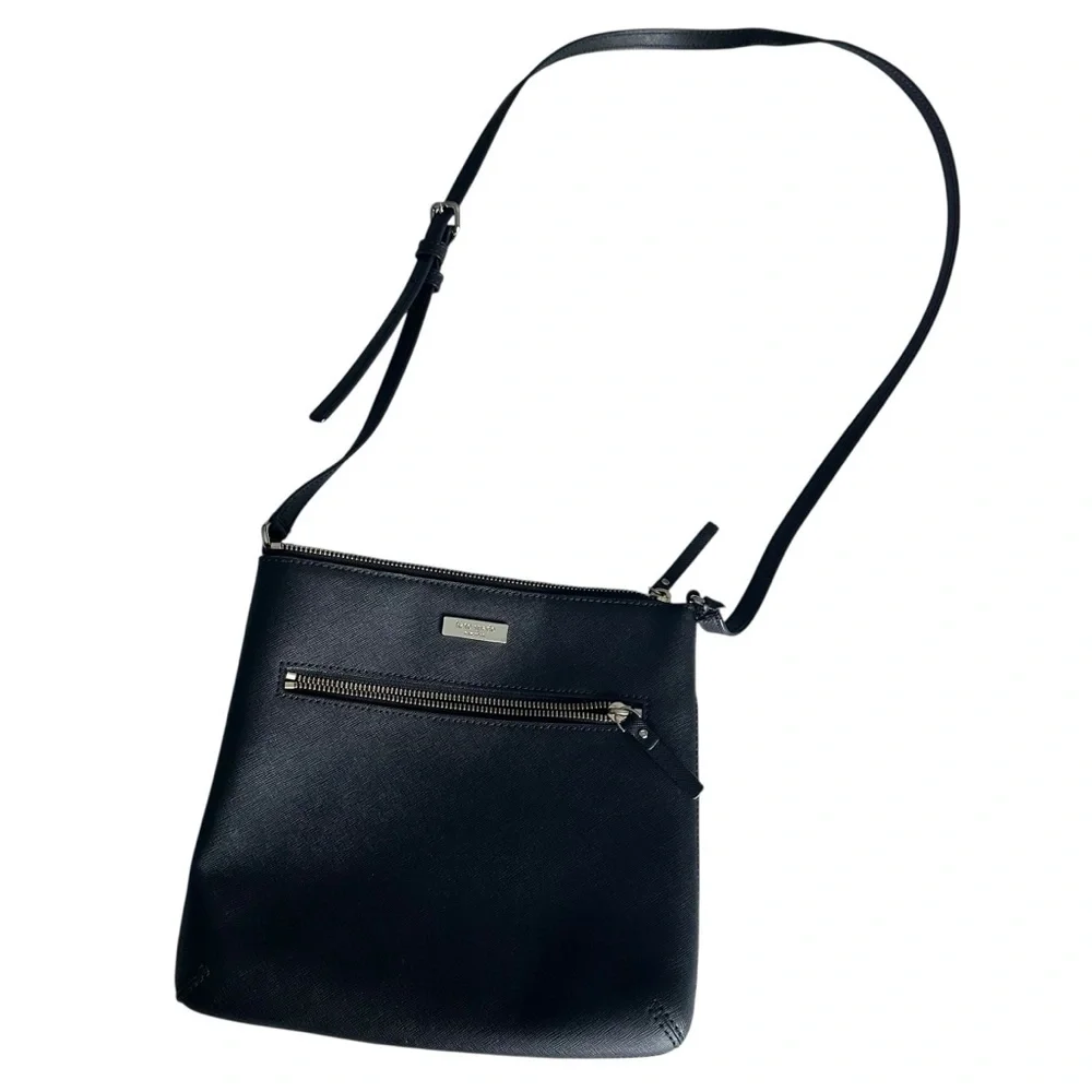 Kate Spade 100% Leather Black Crossbody Bag‎