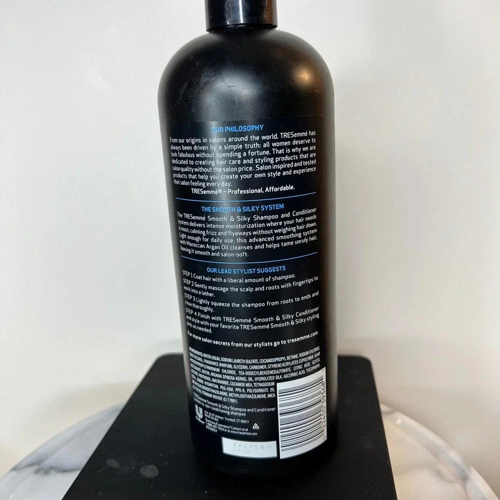 TRESemme Smooth & Silky Shampoo 28oz‎ Moroccan Argan Oil Dry Brittle Hair Smooth