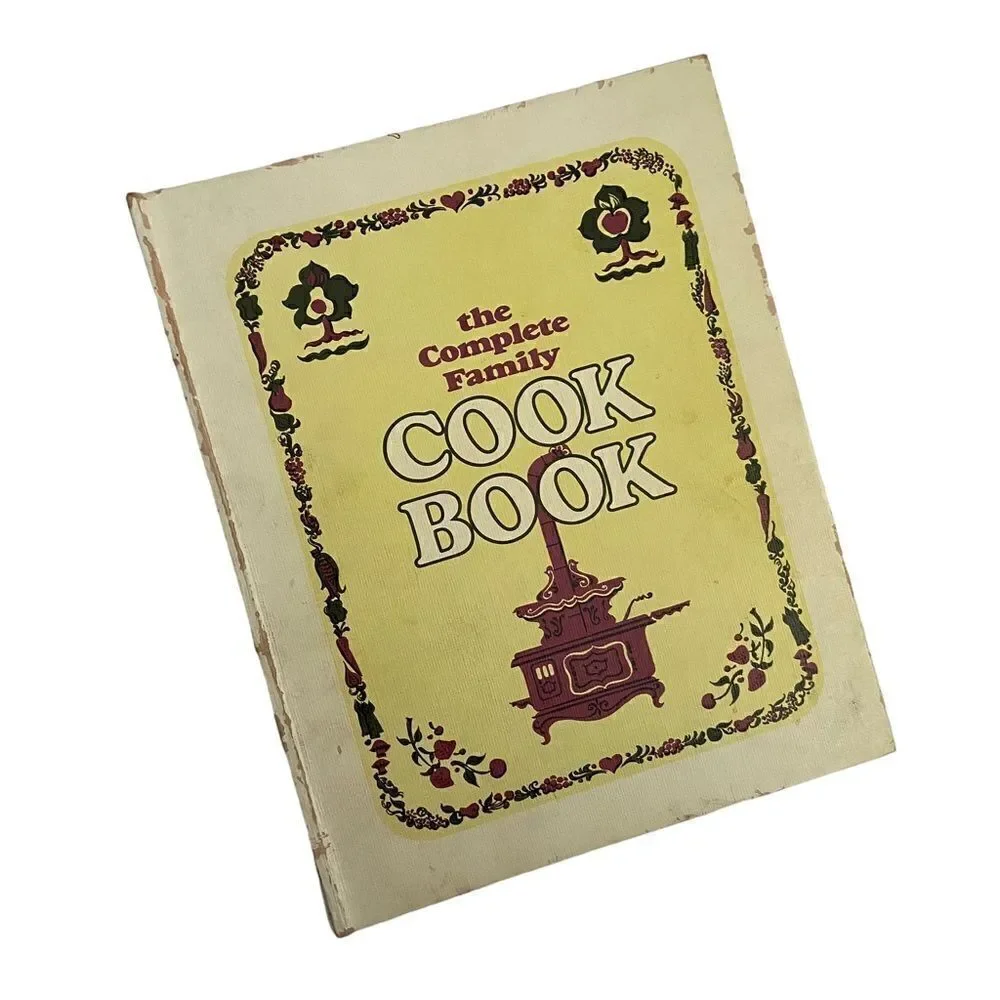 Vintage The Complete Family Cookbook Recipes 1970 Hardcover Curtin Productions