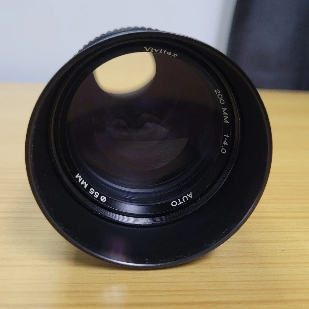 Vivitar 200mm F4 Camera‎ Lens with Pentax K Mount