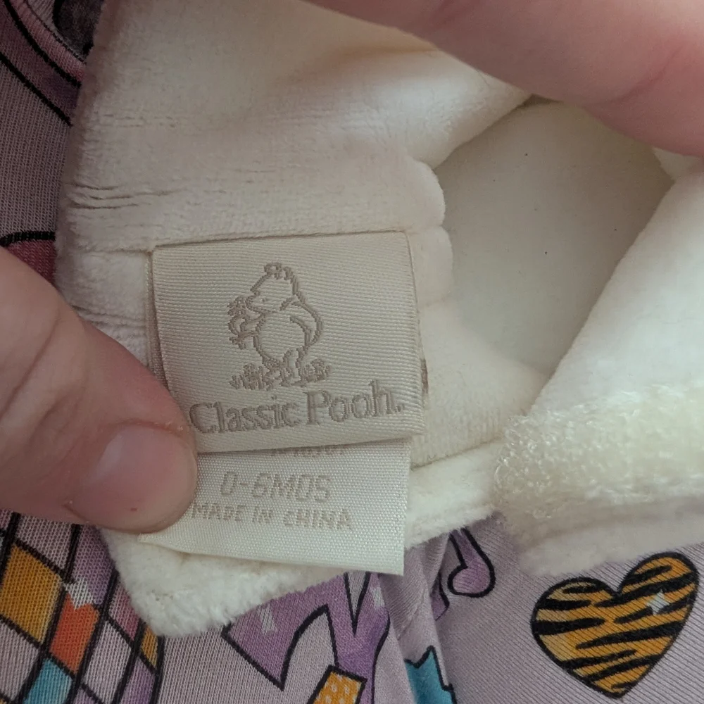 💥3/$24 Classic Pooh Soft Cream Crib‎ Shoes