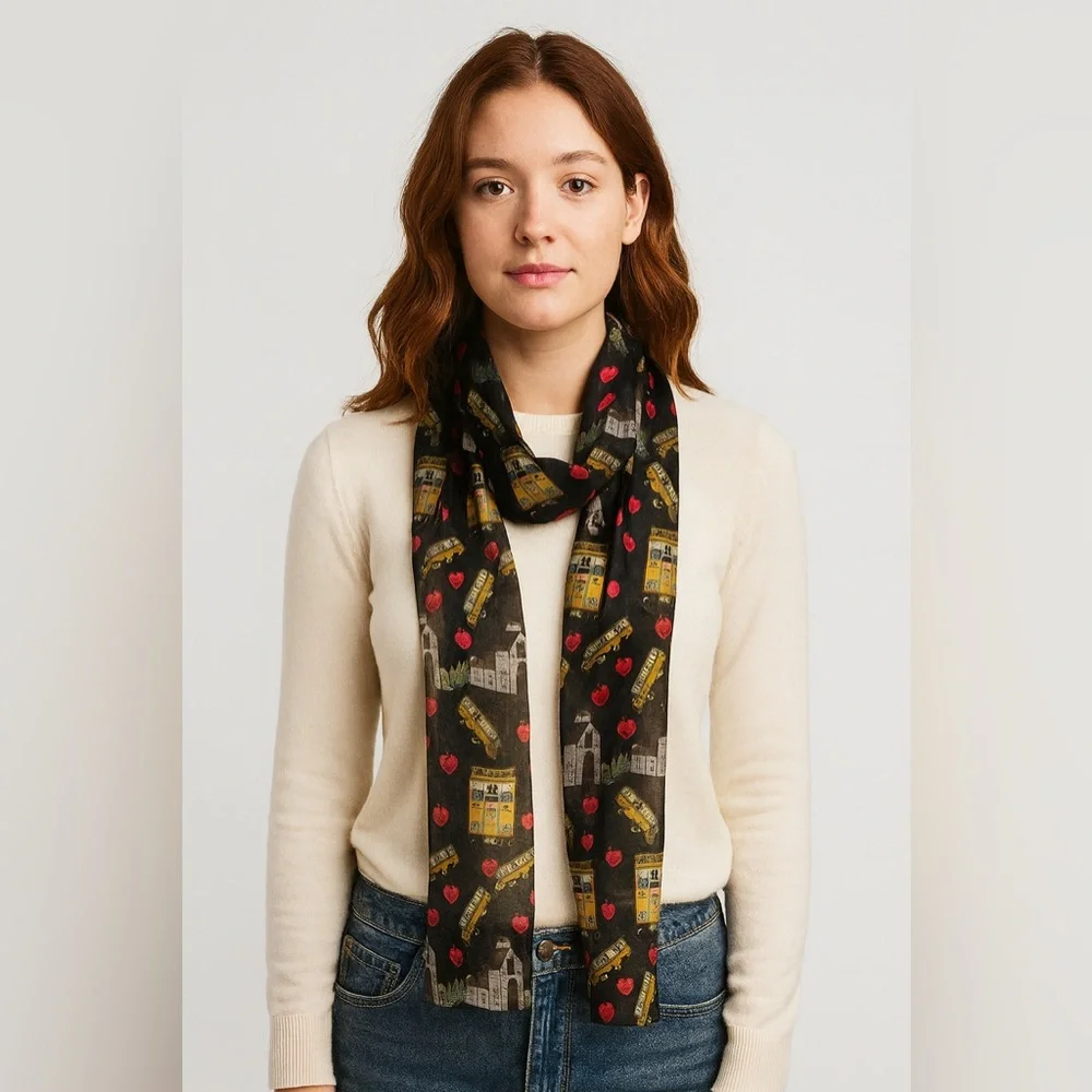 VINTAGE‎ WOMENS SCHOOL TEACHER SCARF