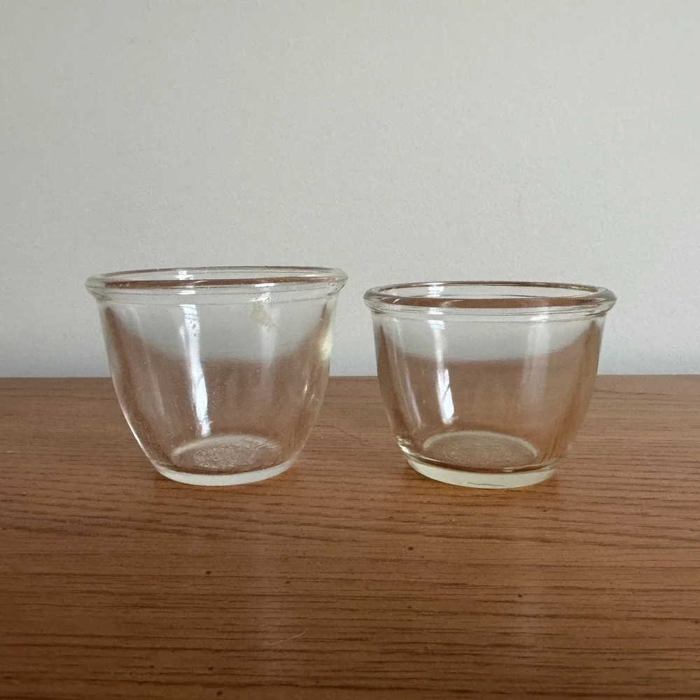 Pyrex glass ramekins