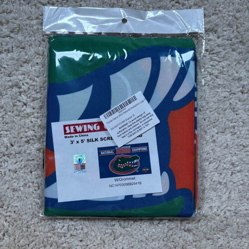 Florida‎ Gators 2025 Silk Screened Flag 3x5 Grommet