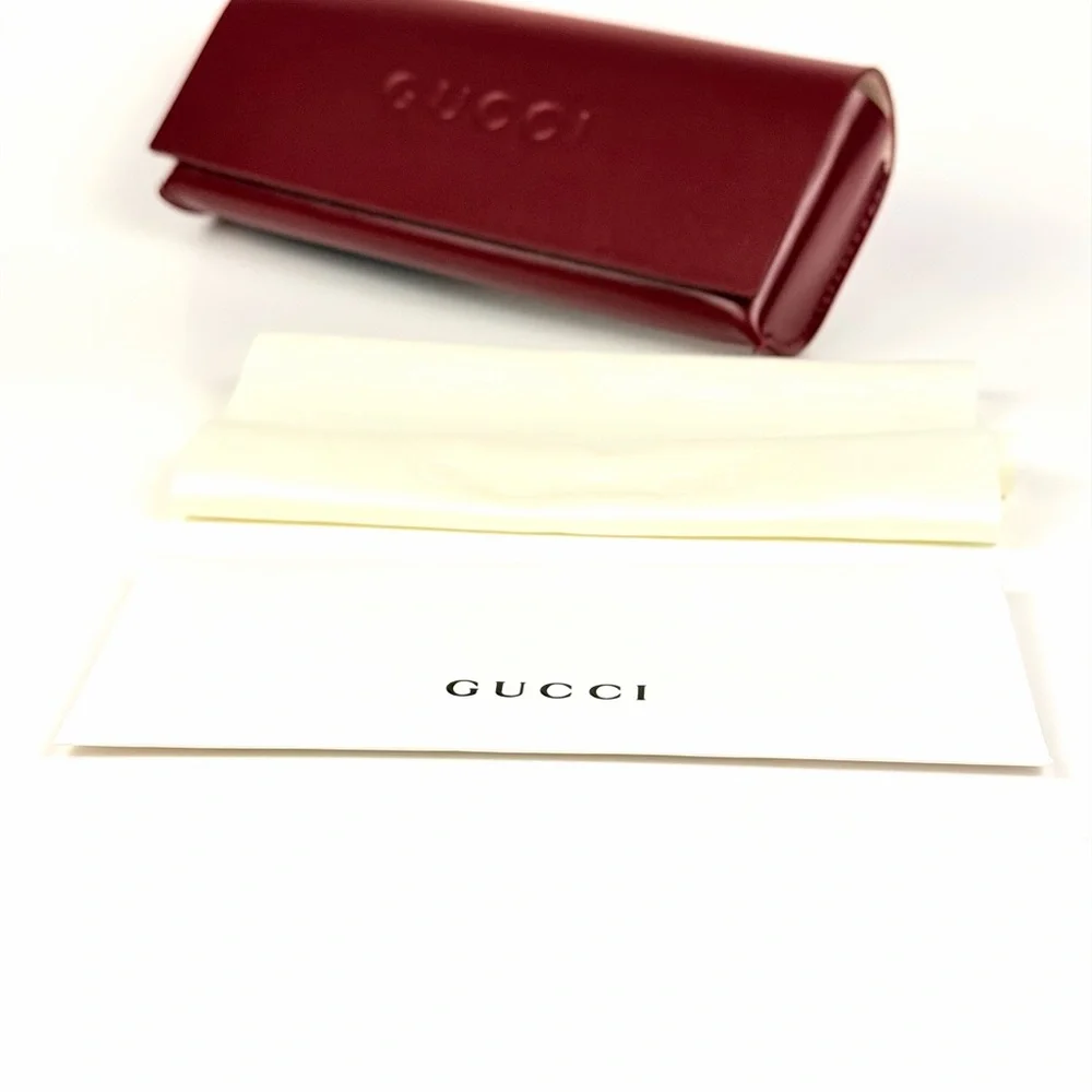 GUCCI GG1341O 001 Black Authentic 55 mm Eyeglasses NWT