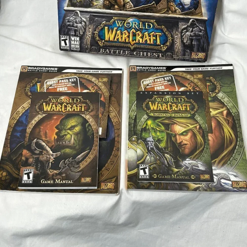 World of Warcraft Battle Chest (PC/Mac Computer Game) - See Pics‎ for Details