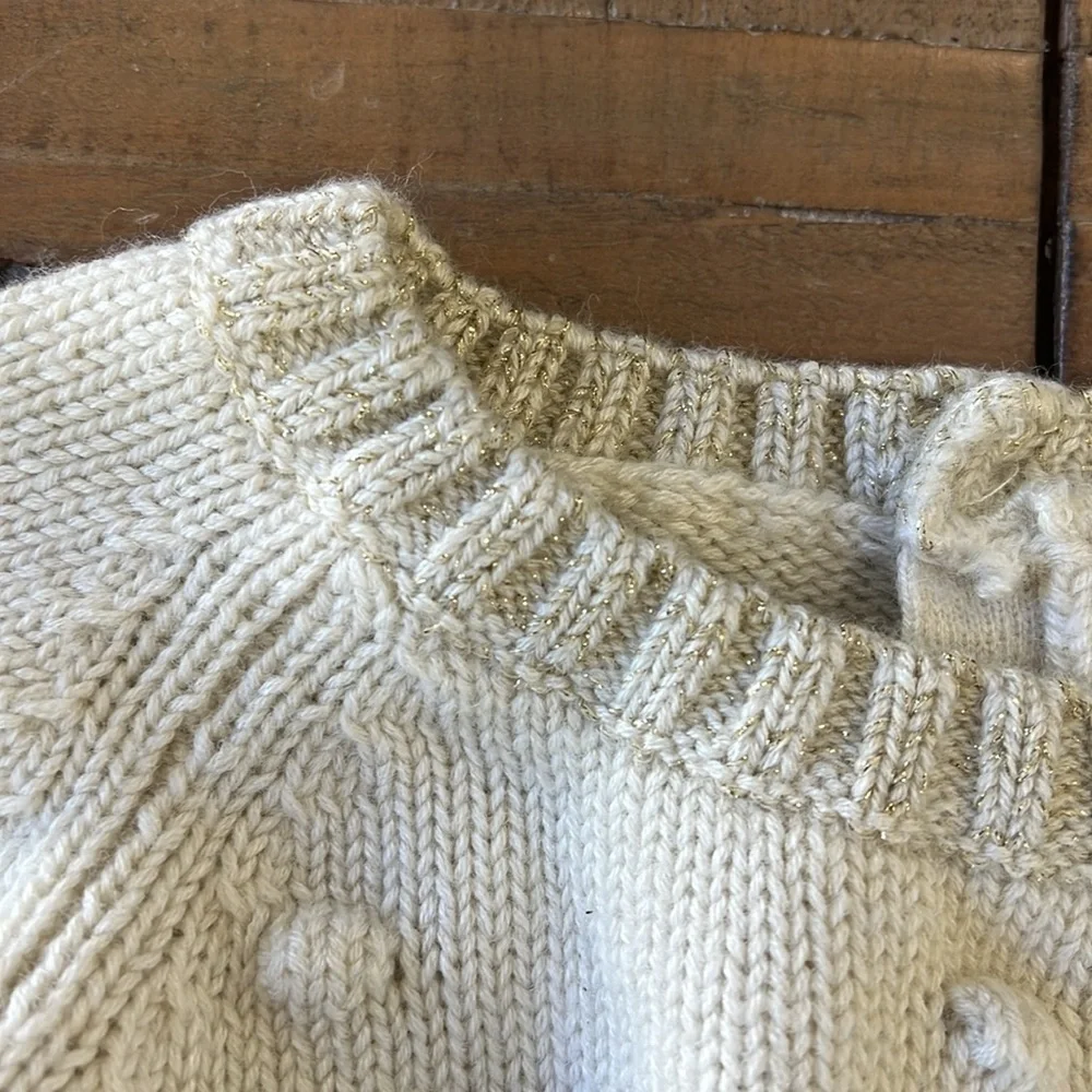 Jacadi cream knit