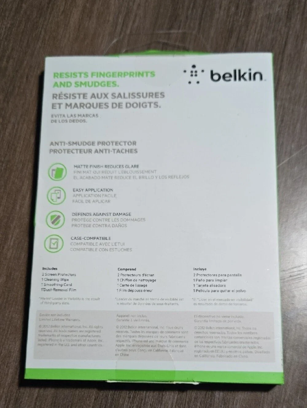 belkin anti smudge