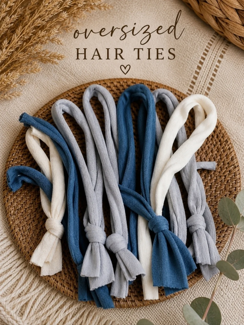 4/$15 Dreadlock Hair Extensions Stretchy Ties Ponytail Small 6-12