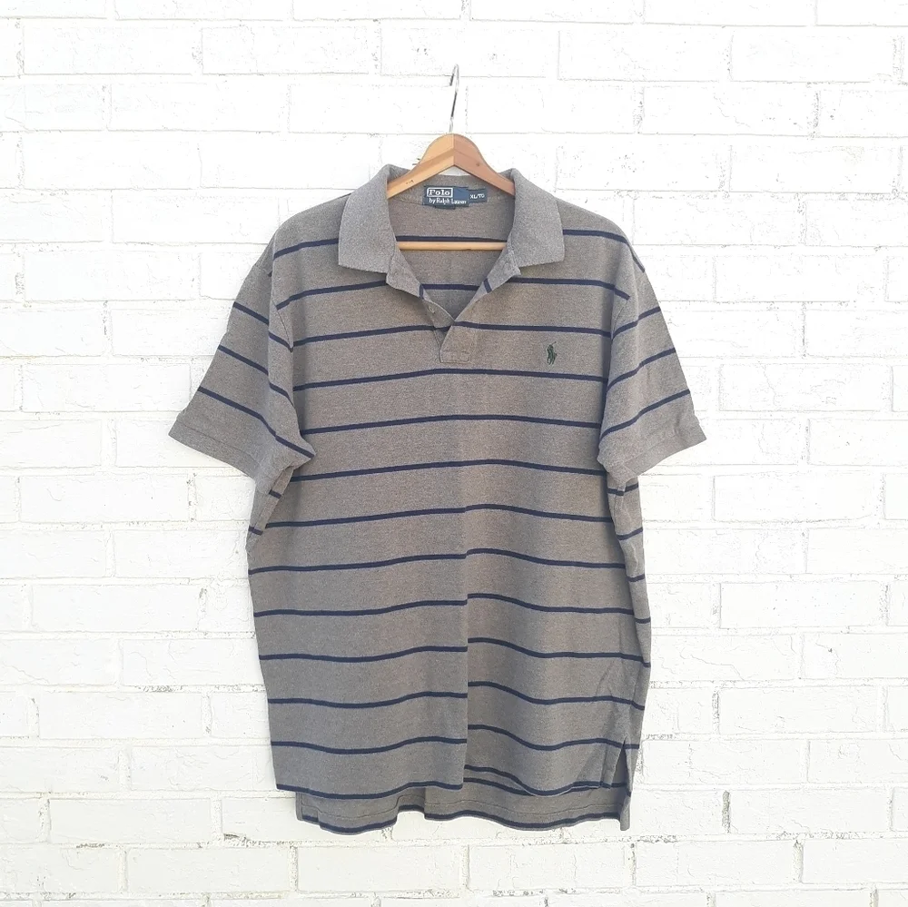 Vintage Polo Ralph Lauren Polo Shirt Stripe XL
