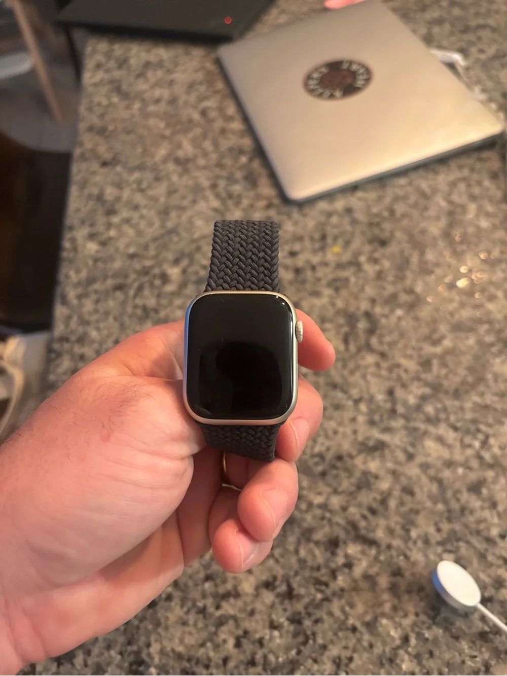 Apple smartwatch silver