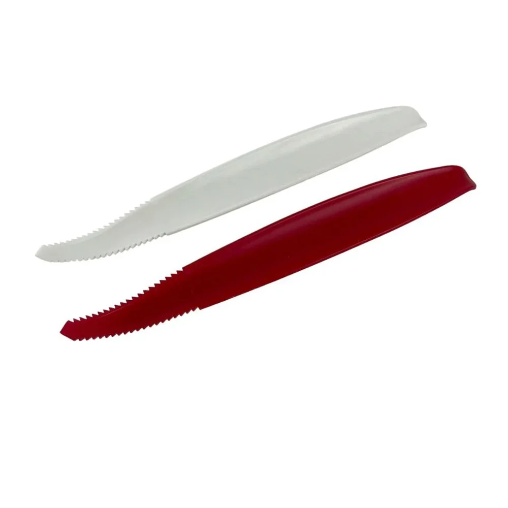 2x Tupperware‎ Serrated Grapefruit Knife Lettuce Tomato Corer Scoop Red White