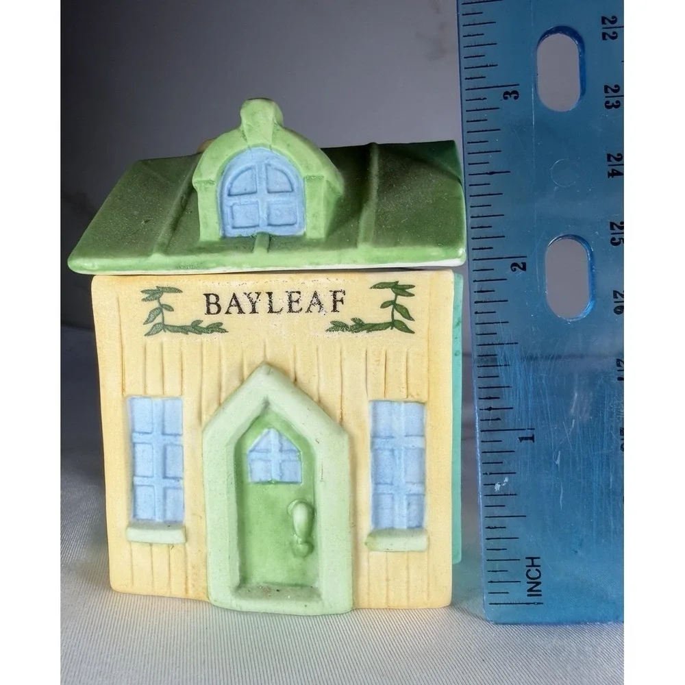 Vtg Spice Jar BAYLEAF Country Kitchen Collection 1994 NIB House Cottage Core