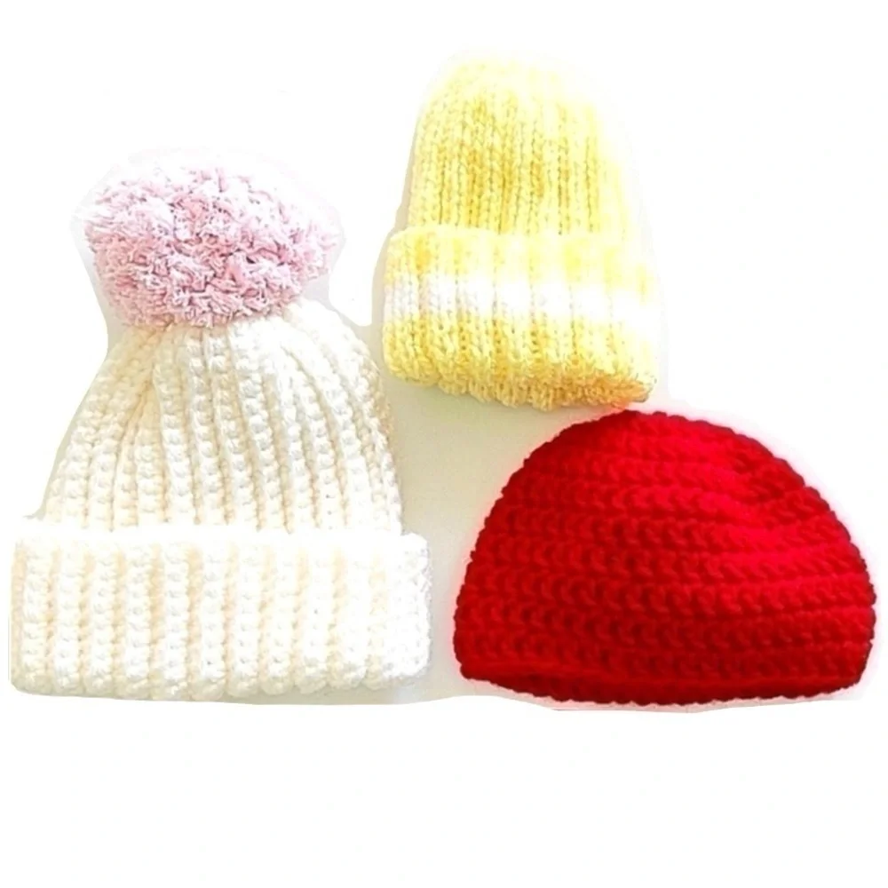 5 for $25!  Baby Beanie! - Hand Crocheted!