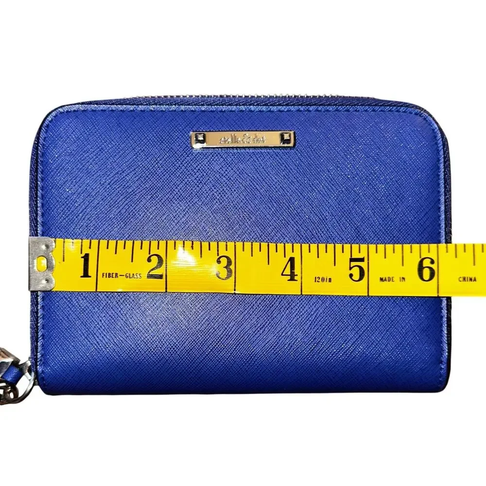 UEC Chic Stella & Dot Blue Chelsea Tech Wallet with Wristlet Strap