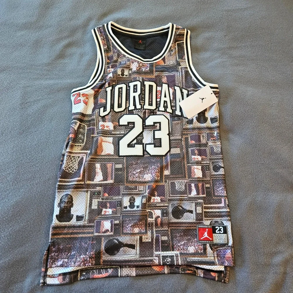Kids Jordan 23 Basketball‎ Jersey Size L Graphic Print Boys Michael Jordan