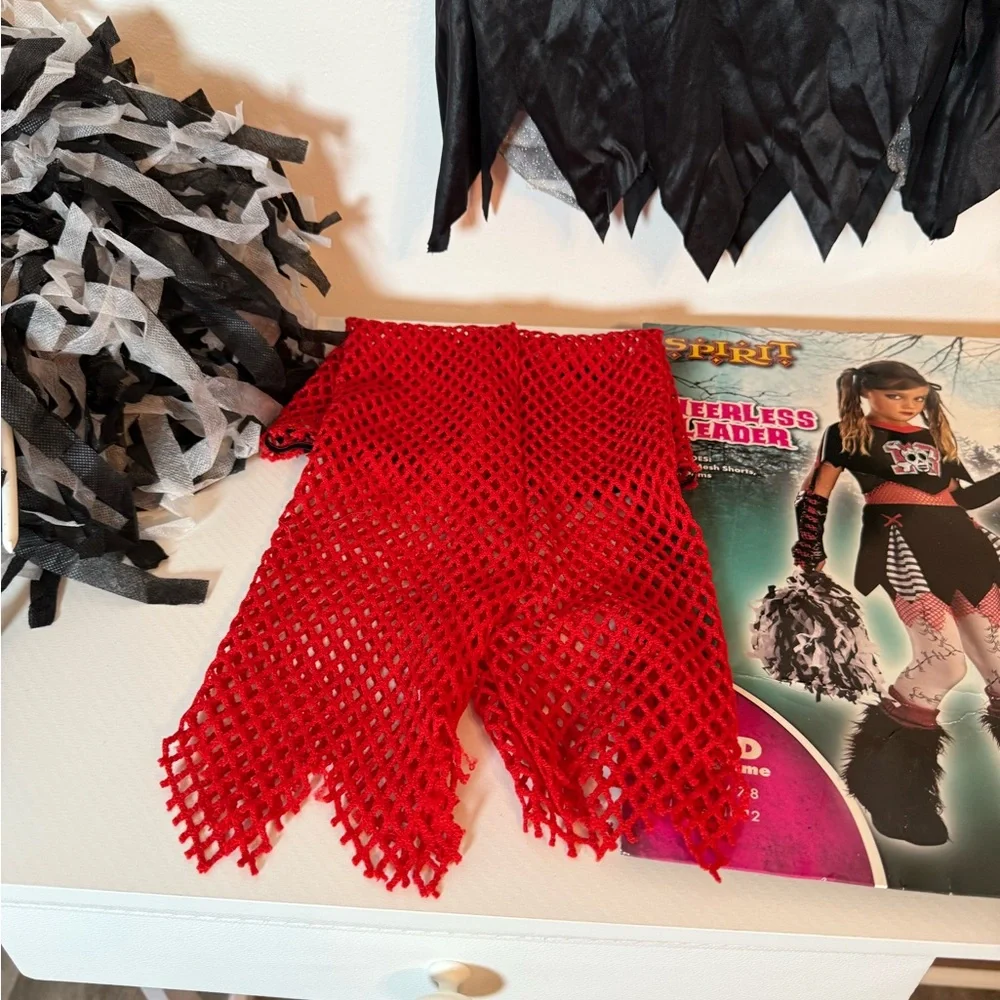 Spirit Cheerless Leader‎ Costume with Red and Black Details