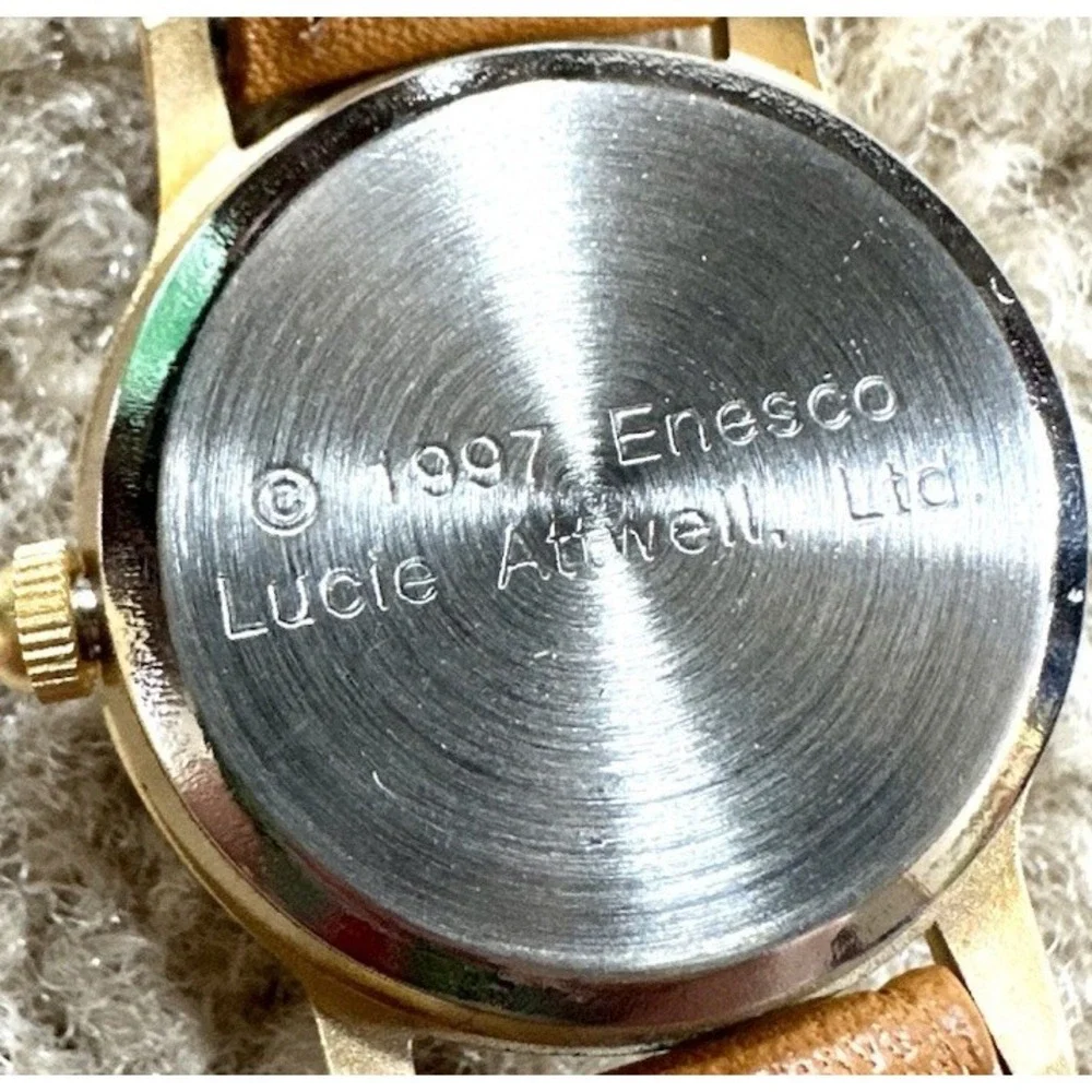 Vintage 1997 Enesco Lucie‎ Attwell Collectible Illustrated Watch NWT Wristwatch