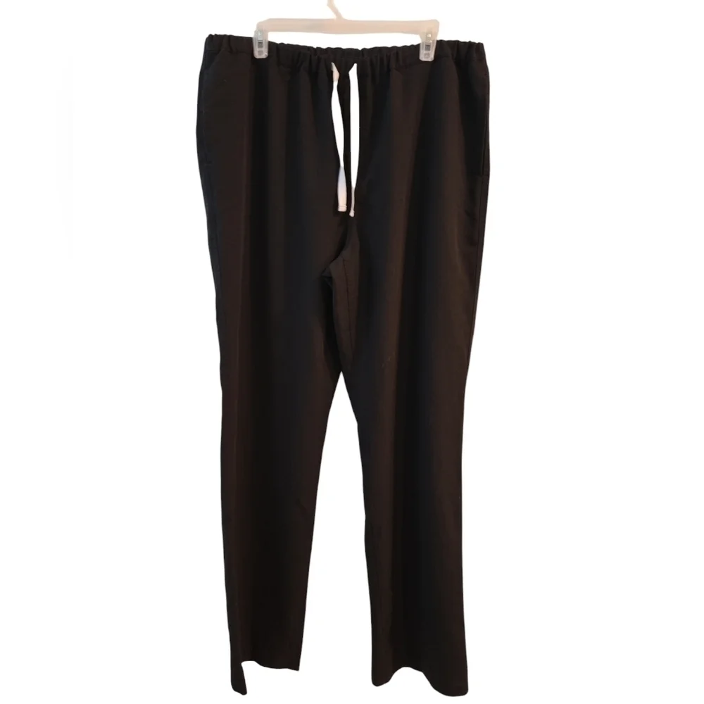 FIGS TECHNICAL COLLECTION MEN'S SCRUB PANTS. FM 4500T. SIZE X- LARGE TALL. BLACK