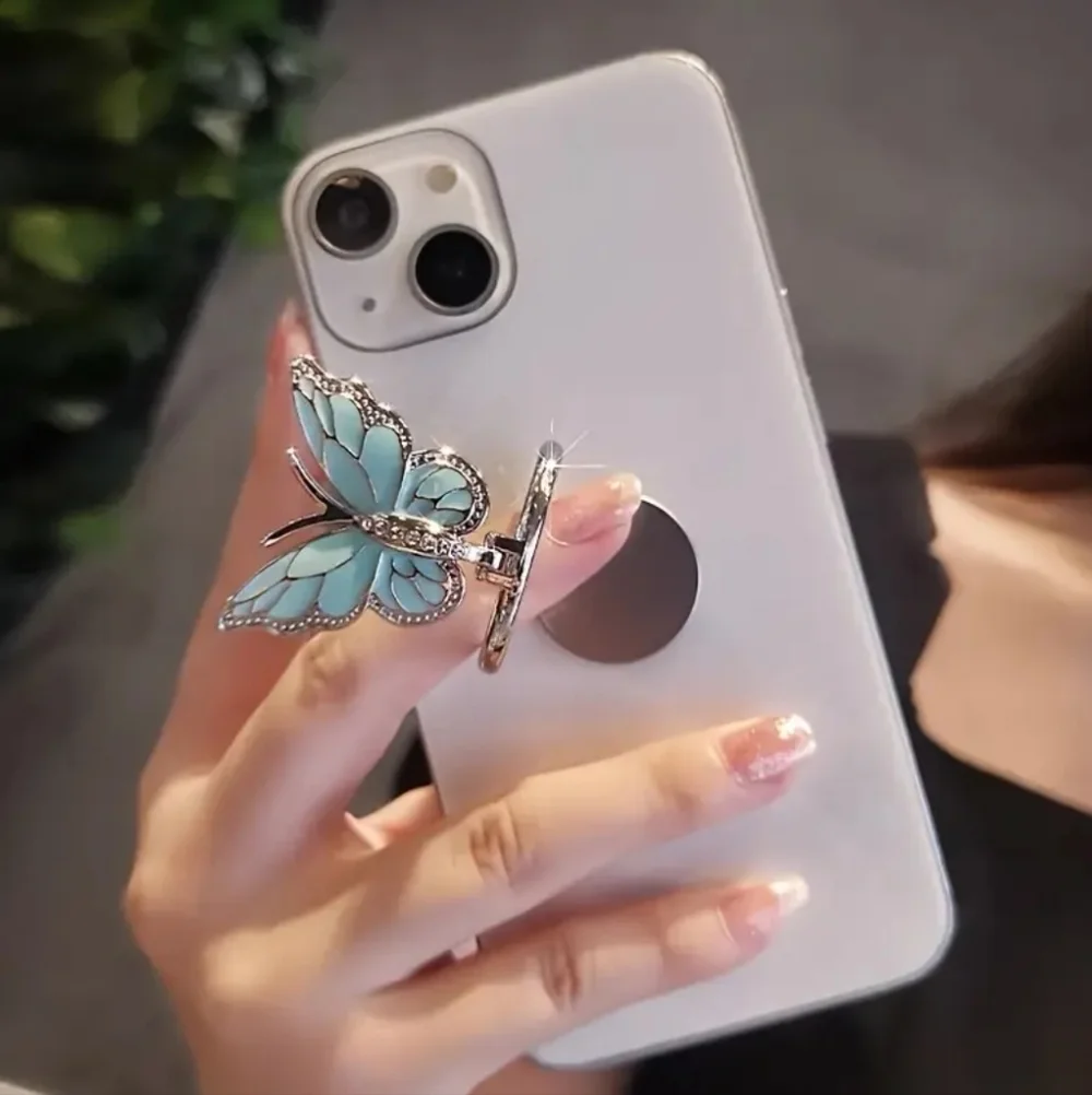 Butterfly Phone Ring Grip 360 Degree Rotating‎ Plating Finger Holder Kickstand