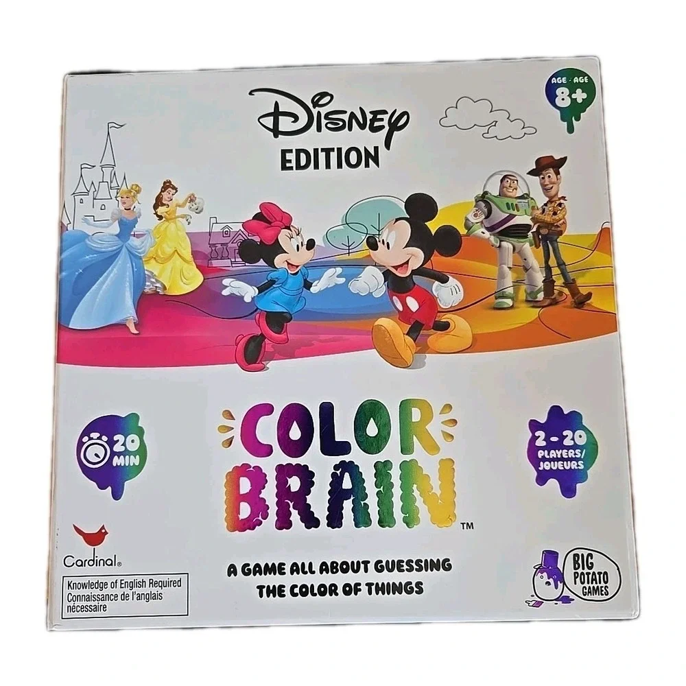 Disney Color Brain The Ultimate Board Game for Families Who‎ Love Disney 8+ New