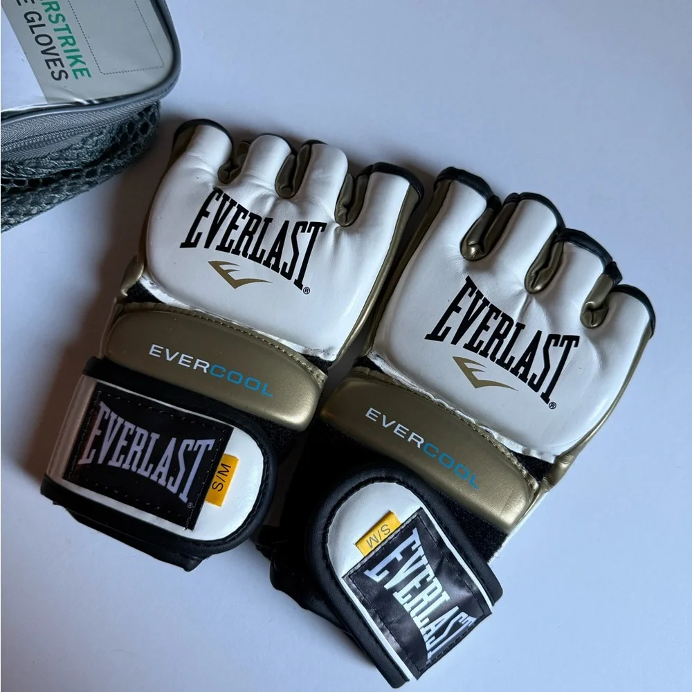 Everlast Multi-Purpose Training Gloves in Gold and White‎