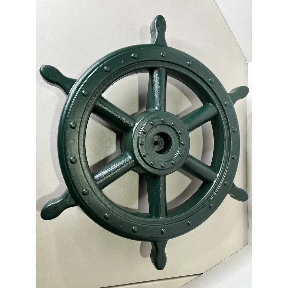 Swingset‎ Green Pirate's Ship Wheel for Play Structure