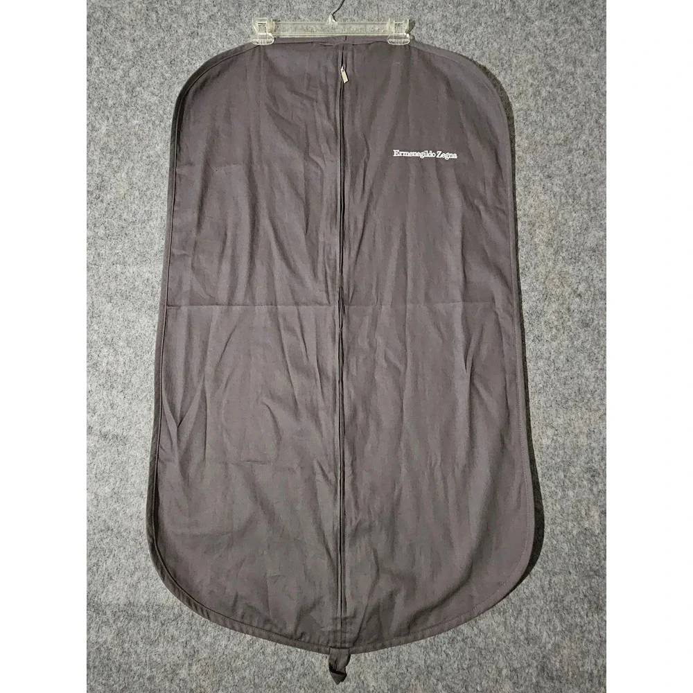 Ermenegildo Zegna Garment Bag Mens Grey Full Zip Suit Cover