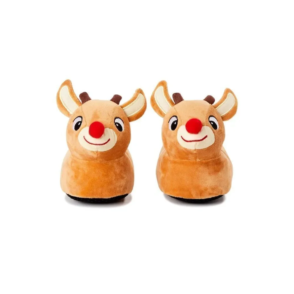 Rudolph baby slippers || size 2, 4, 5, 7