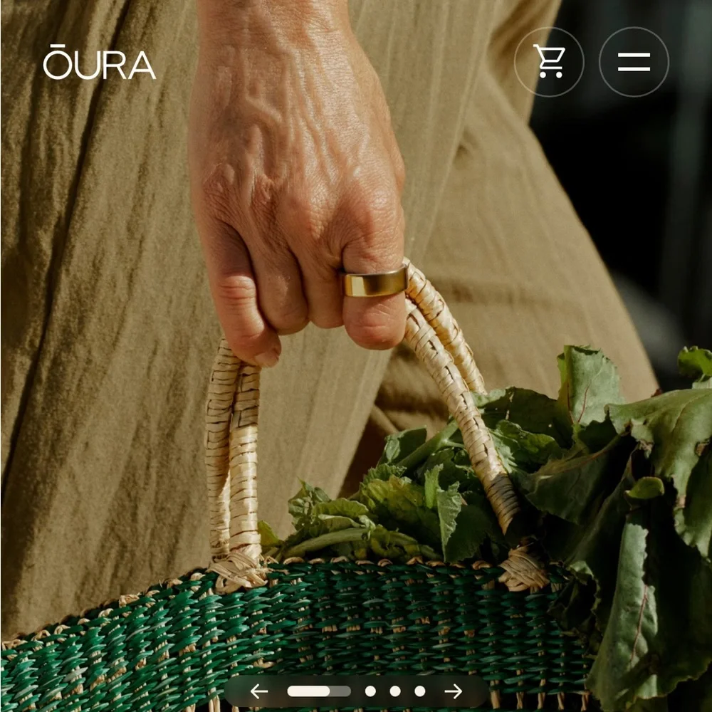 Oura ring gold