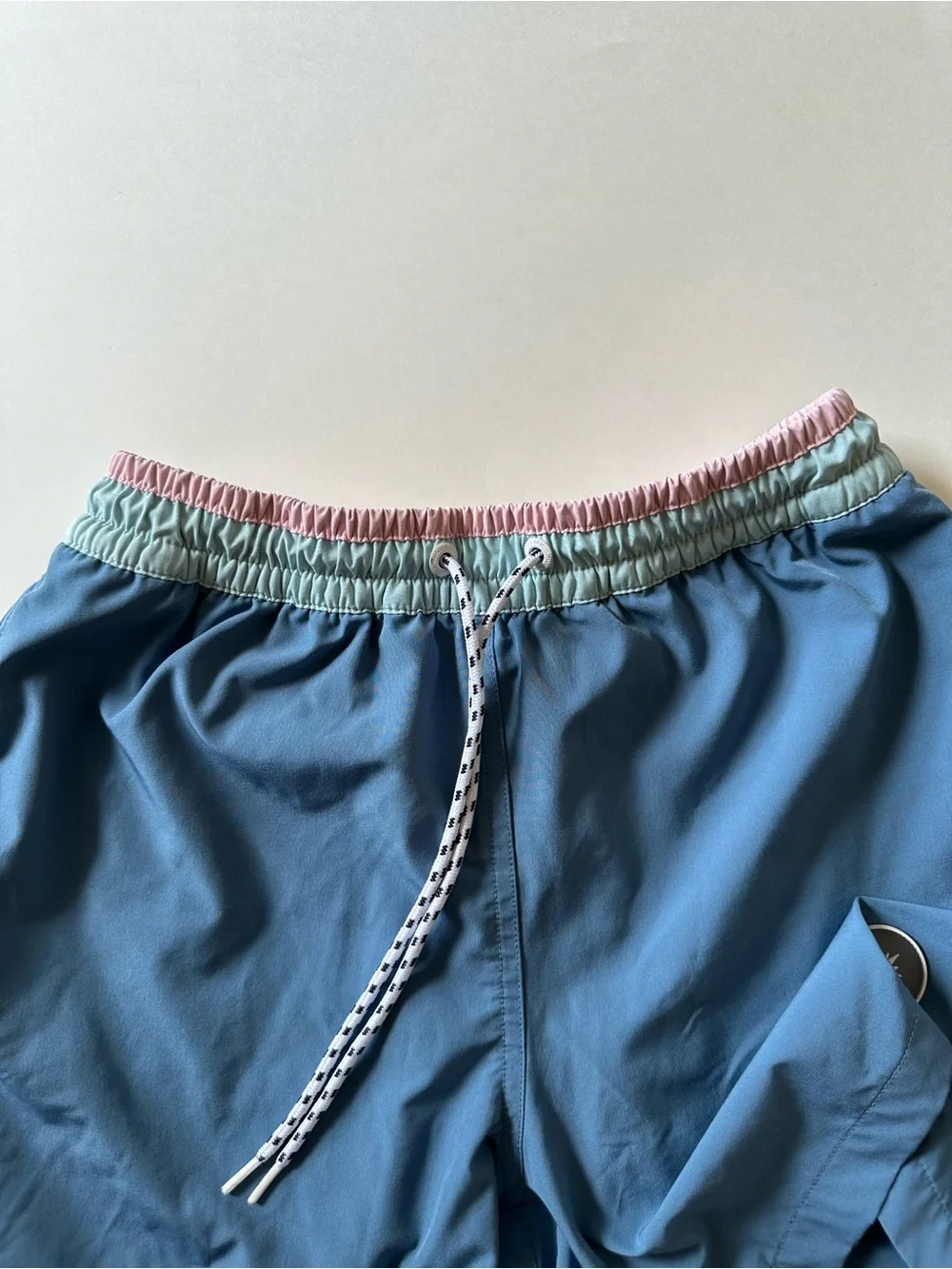 Chubbies Pastel Blue 5 1/2 inch Quick Dry Boxer Brief Liner Swim Trunks