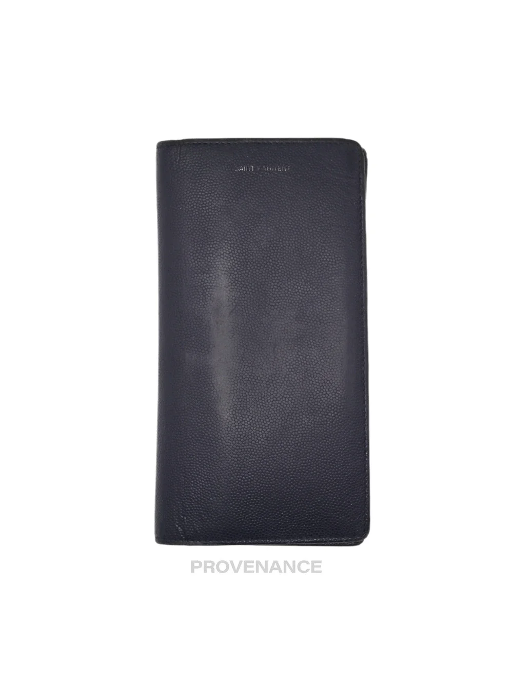 🔴 SLP Zip Long Wallet - Navy Leather