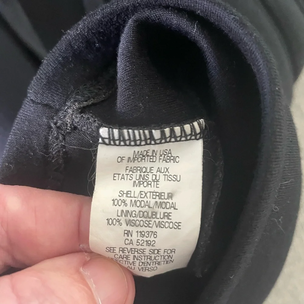 Helmut Lang black noted