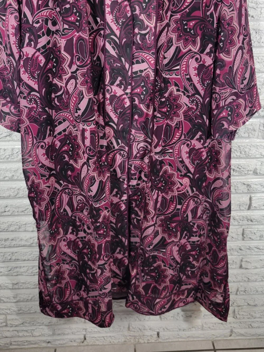 Roamans Plus 42W Pantsuit 3-Pc Purple Paisley Party Formal Travel Set SWE128E