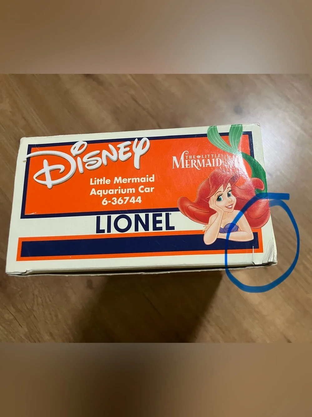 LIONEL DISNEY LITTLE MERMAID AQUARIUM CAR 6-36744