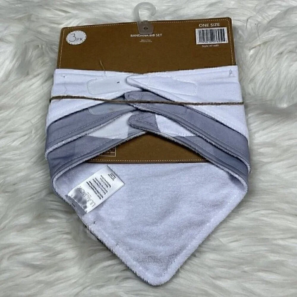 NEW LILA & JACK My First Thanksgiving Bandana Bib Set Baby Holiday