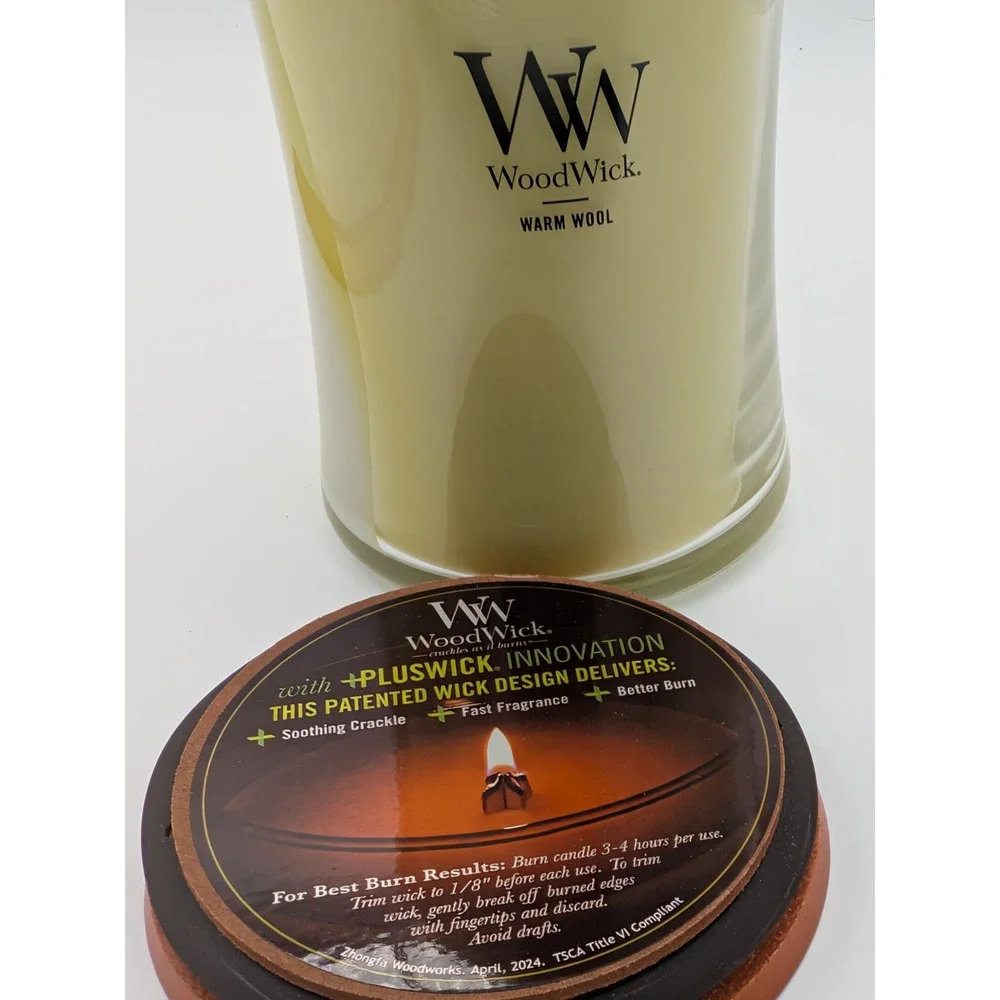 Woodwick large candle