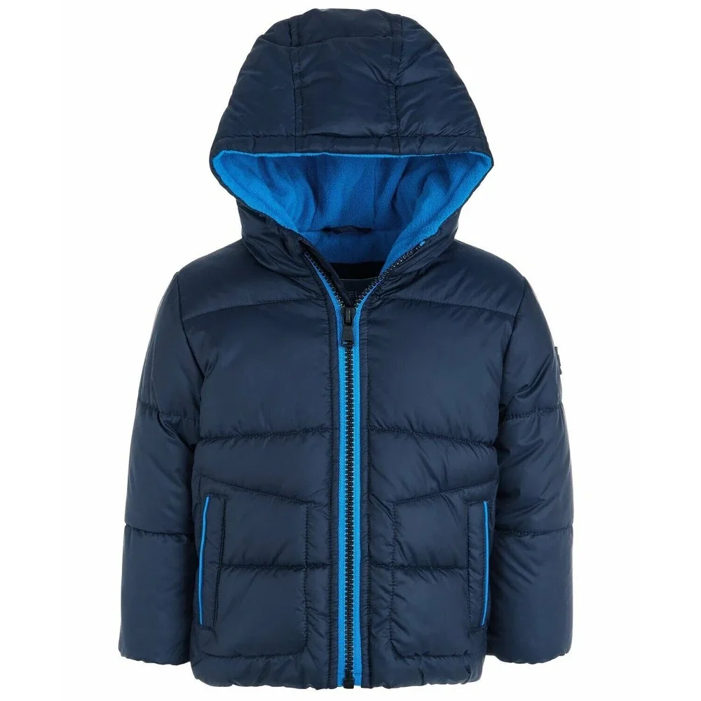 Michael Kors‎ Baby Boys Hooded Puffer Jacket Blue navy Size 24M 24 Months