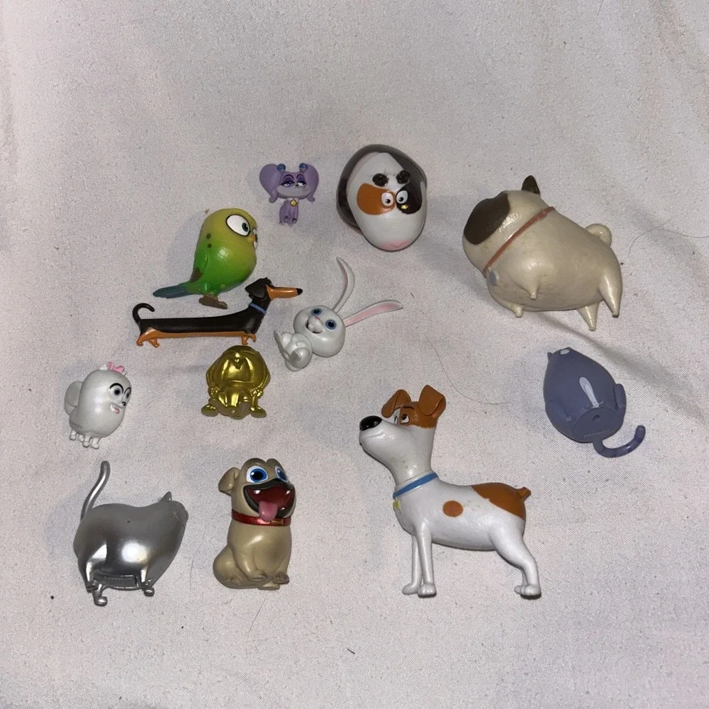 Secret Life Of Pets Mini Figure Lot PVC Max Sweet Pea Mel‎ Norman F1