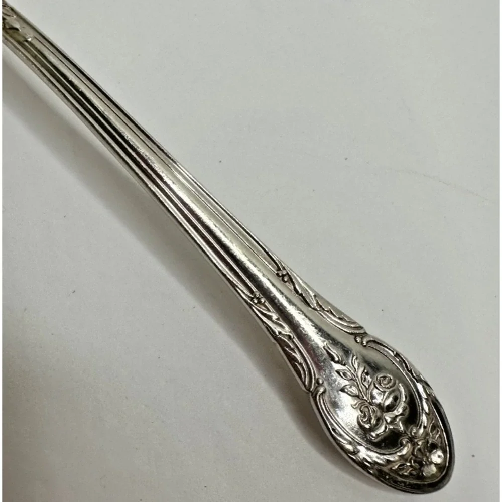 Gorham Rosemont 1930 Silver Plate Flatware Replacement 5 Spoons Soup Serving