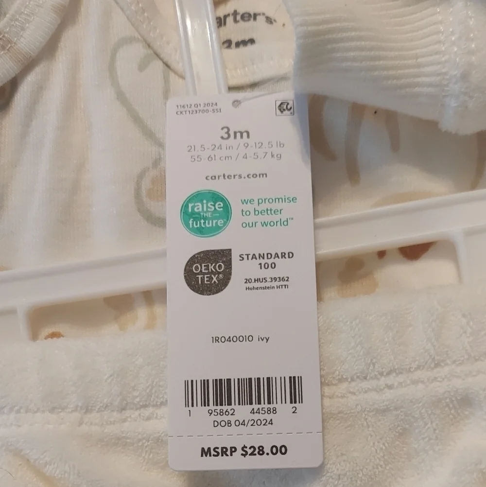 Carters charming ivory
