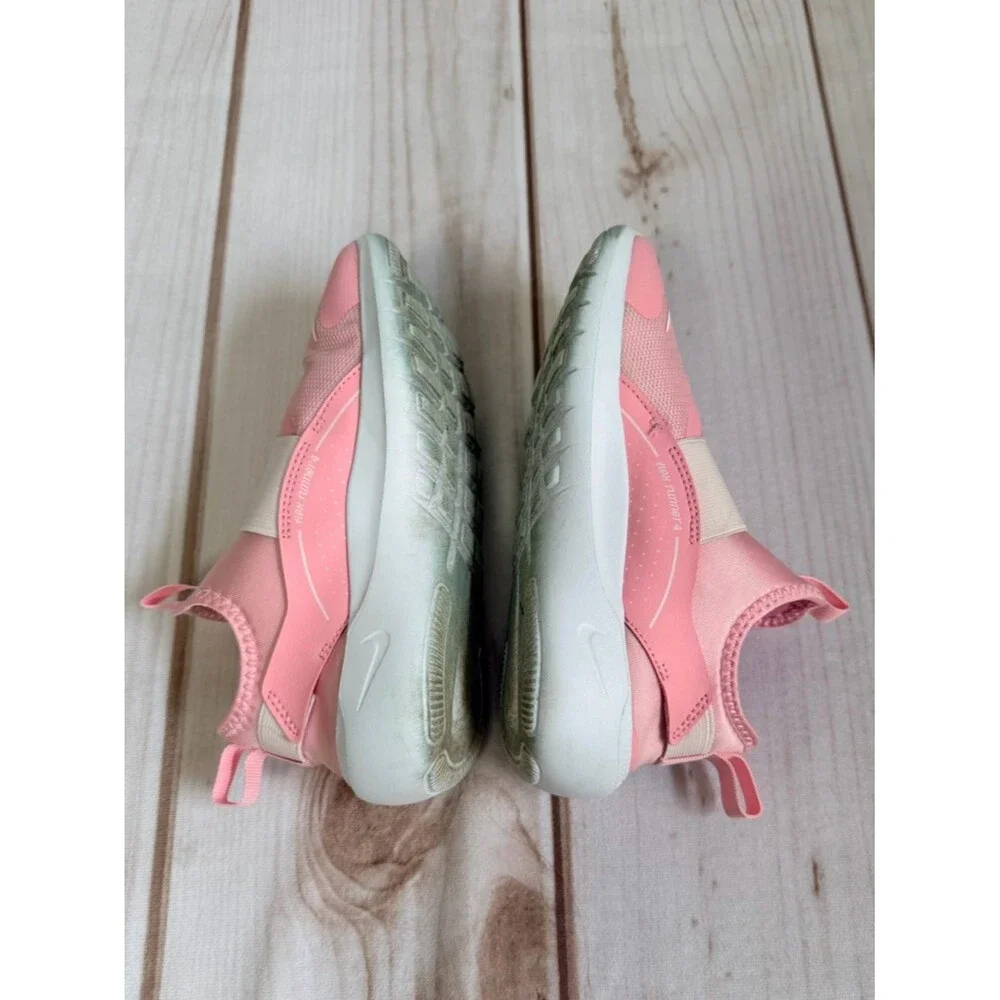Nike Girls Pink Flex Runner Slip On Tennis Shoes Size 2.5 Pink