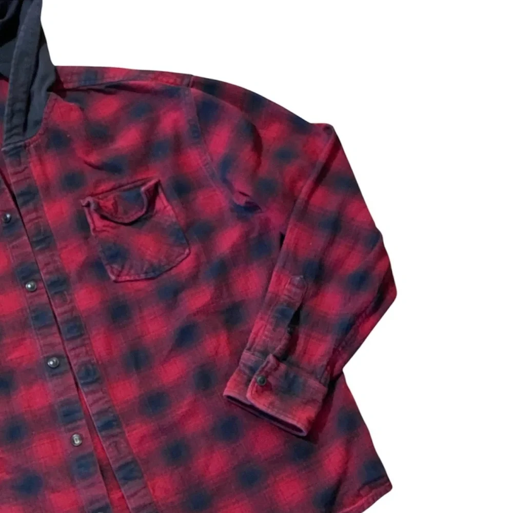 Novamen buttoned cotton hunting