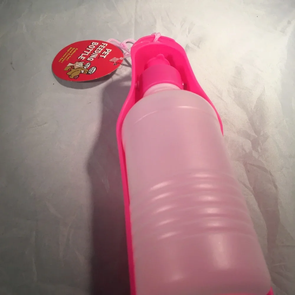 Pet Feeding neon pink