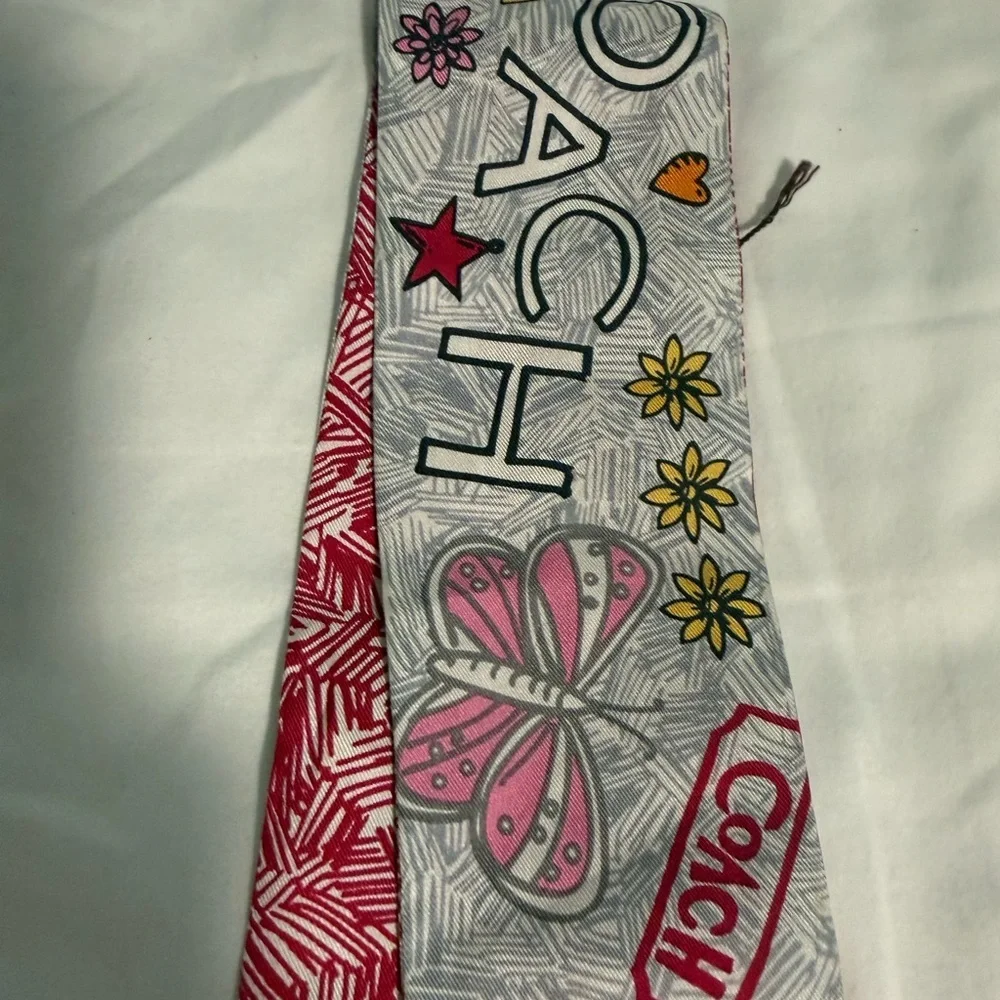 Coach silk scarf