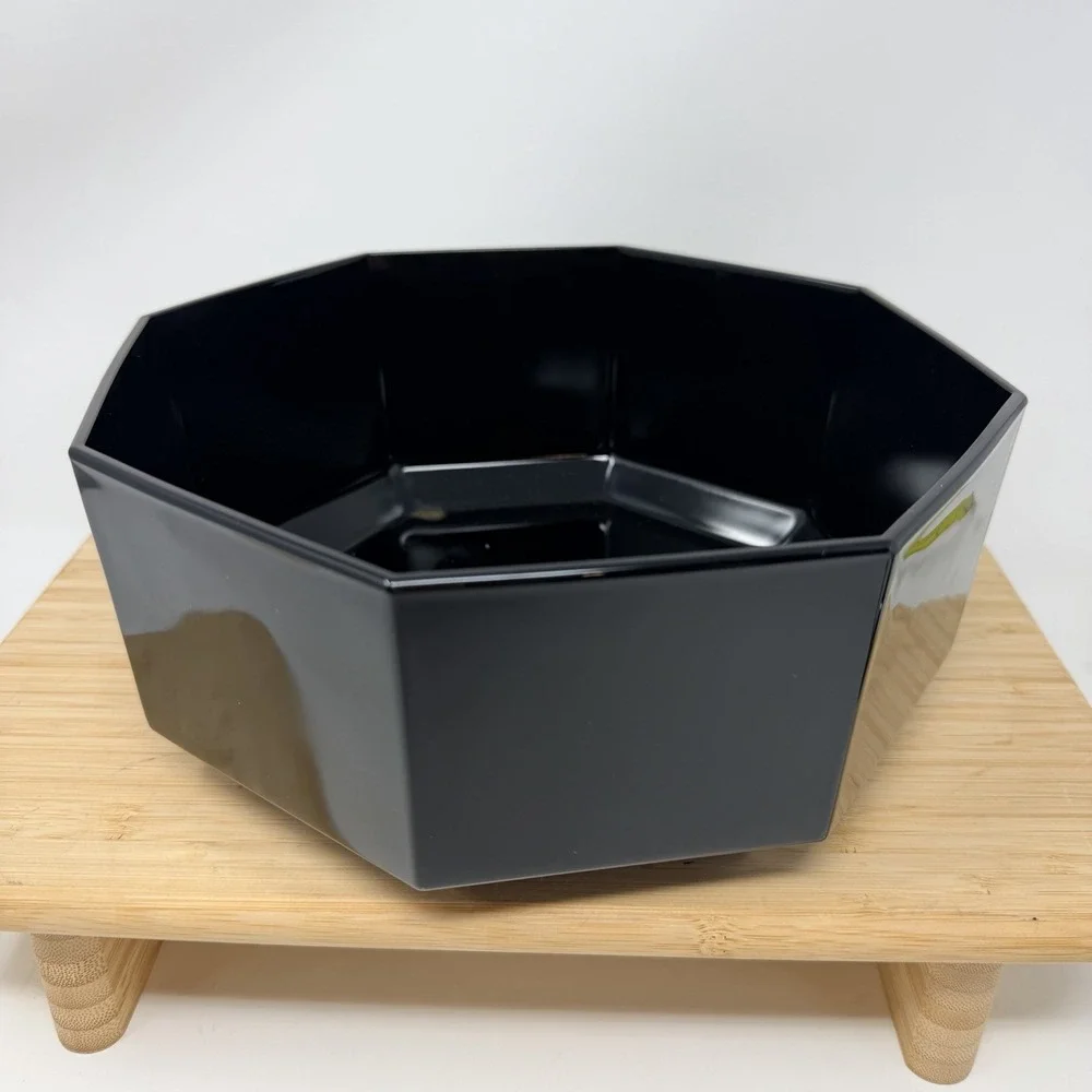 Vintage ARCOROC France Octime Black Serving Large 9
