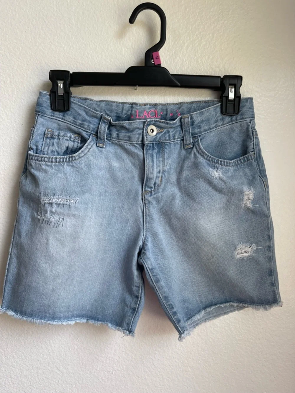 The‎ Children's Place Light Blue Distressed Denim Shorts Size 10