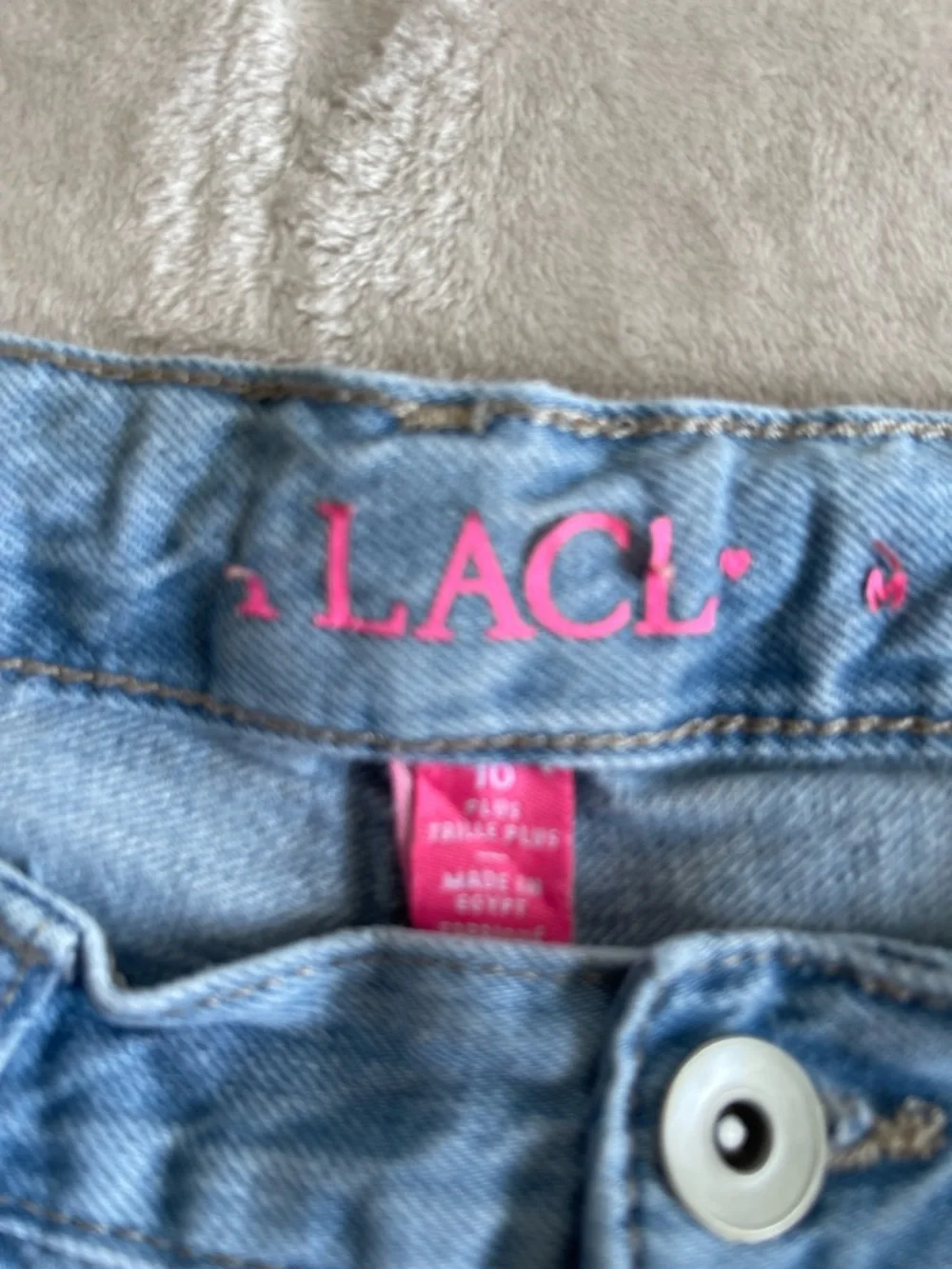The‎ Children's Place Light Blue Distressed Denim Shorts Size 10