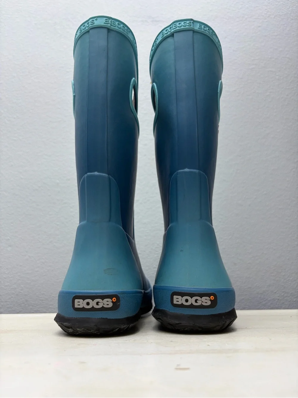 Bogs blue rubber