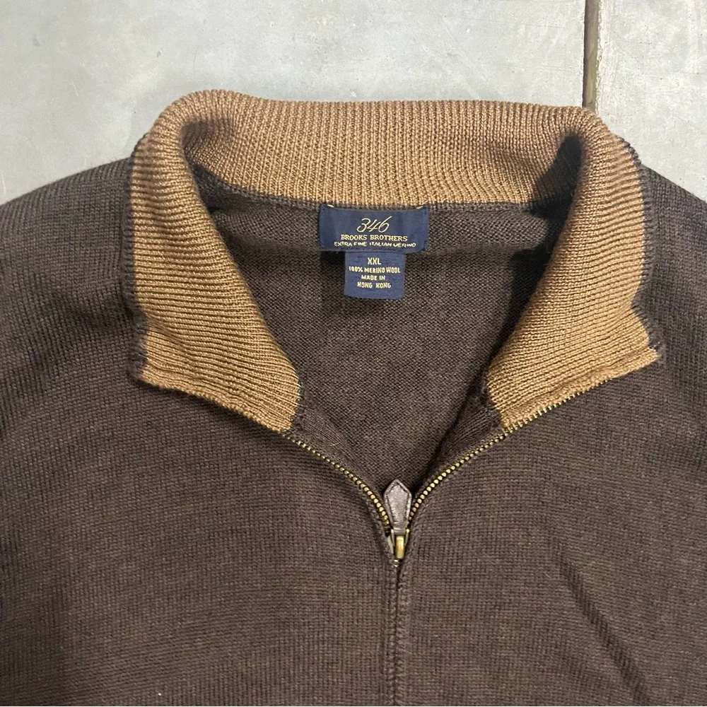 Brooks Brothers classic zip
